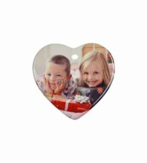 3" Heart Ornament With Hole W/ String (25pcs/Pack) H001