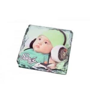 4" Sublimation Slate Coaster Square (SLATE48)